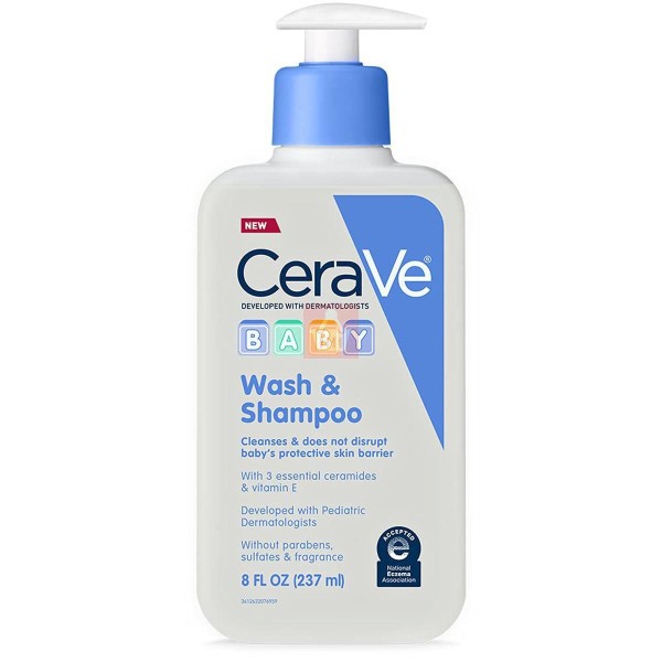 CeraVe Baby Wash & Shampoo 473mL
